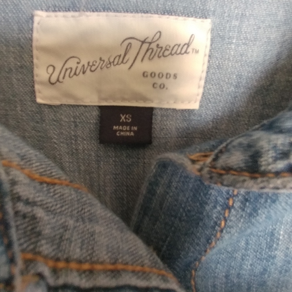 Universal Thread Soft Denim Romper - image 2